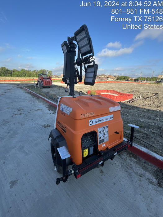 2024 Generac MLT2 Diesel, Flex Switch 120V Input, Powerzone Controller, 
(4) 320W LED Lights, 4kW Generator, 39.9 Gal Fuel Tank, 2" Ball, T3