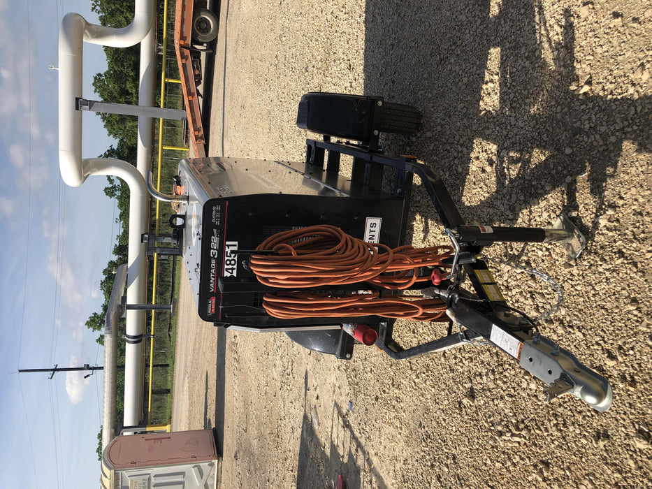 2020 Lincoln Electric Vantage 322 Welder Ready-Pak 3, w/ GPS & Decals (includes trailer, cable rack, fender light kit)