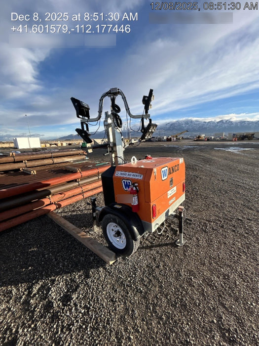 2024 Wanco WLTT-4MM4K Diesel, Deep Sea Controller, Shore Power Plug, Auto Start, (4) 350W LED Floodlights, 4kW Generator, 60 Gal Fuel Tank, 2" Ball, T3