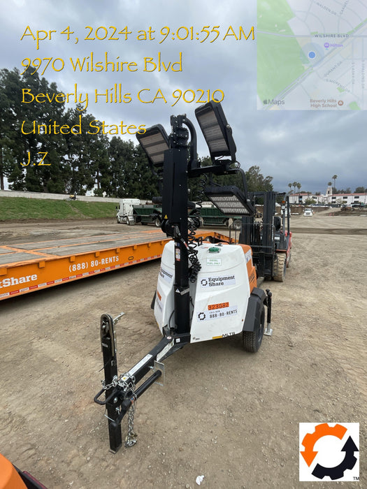 2023 Generac MLT2 Diesel, Flex Switch 120V Input, Powerzone Controller, (4) 320W LED Lights, 4kW Generator, 39.9 Gal Fuel Tank, 2" Ball, T3