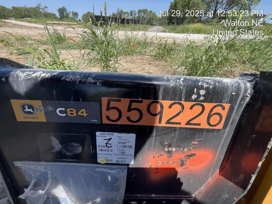 2025 JOHN DEERE 84" Bucket - John Deere