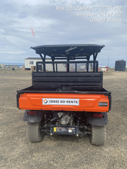 2020 Kubota RTV-X1140W-H 4WD utility cart -LED strobe -Windshield tempered glass -Plastic canopy -Wire harness kit -Backup alarm