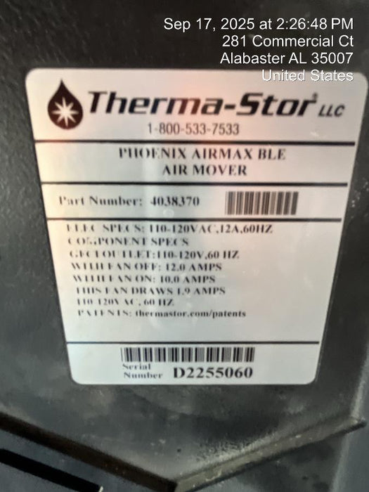 2022 PHOENIX AirMAX Radial Air Mover