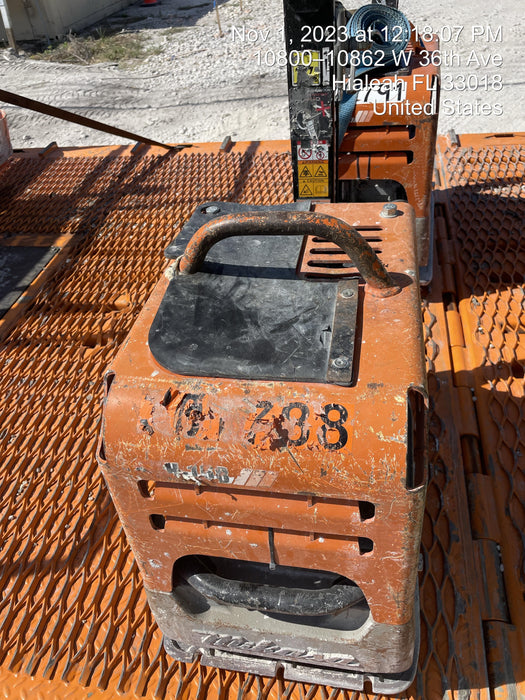 2023 Multiquip MVH158 Honda GX200, 17" Plate, Gas