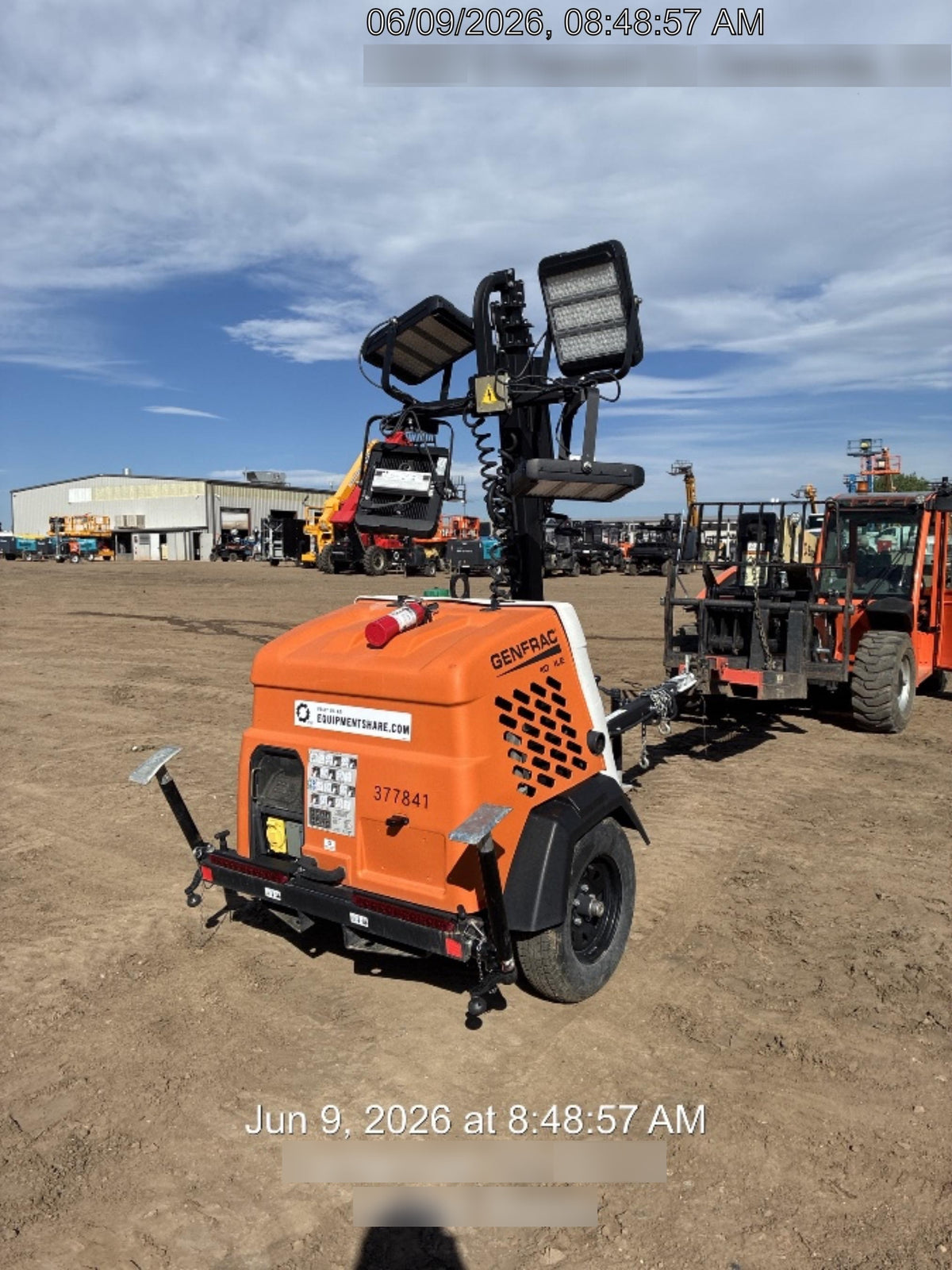 2023 Generac MLT2 Diesel, Flex Switch 120V Input, Powerzone Controller, 
(4) 320W LED Lights, 4kW Generator, 39.9 Gal Fuel Tank, 2" Ball, T3