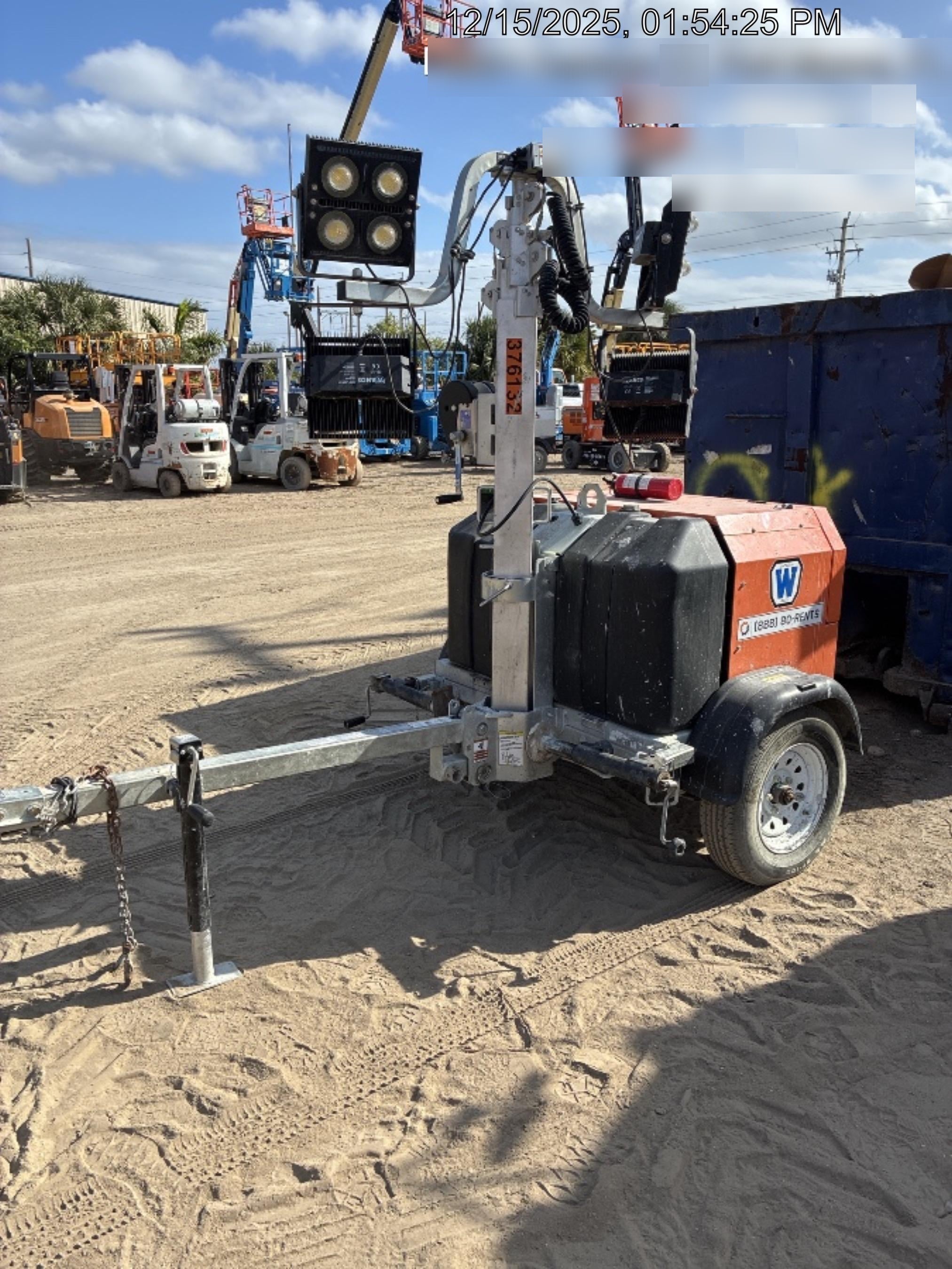 2023 Wanco WLTT-4MM4K Diesel, Deep Sea Controller, Shore Power Plug, Auto Start, (4) 350W LED Floodlights, 4kW Generator, 60 Gal Fuel Tank, 2" Ball, T3