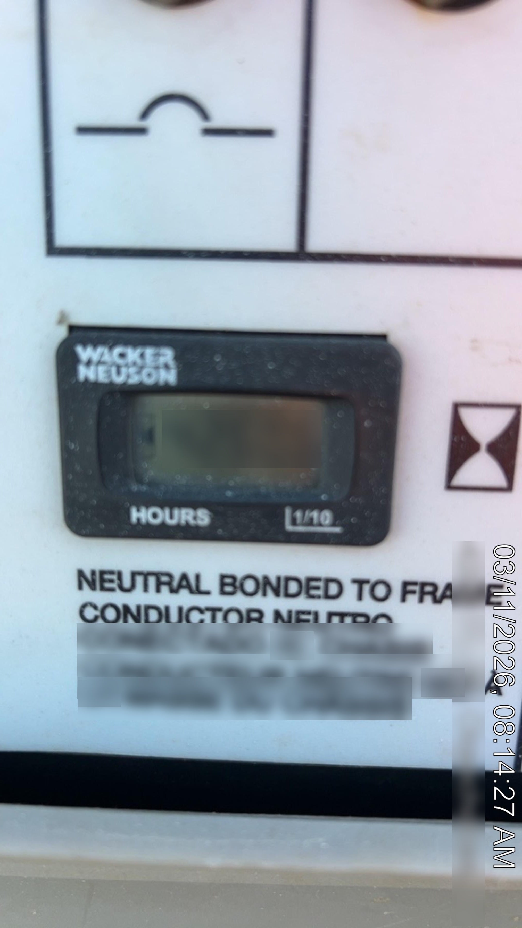 2019 Wacker Neuson LTV6L-MH Standard Options, ES Track Hardware, Fuel Level Sensor