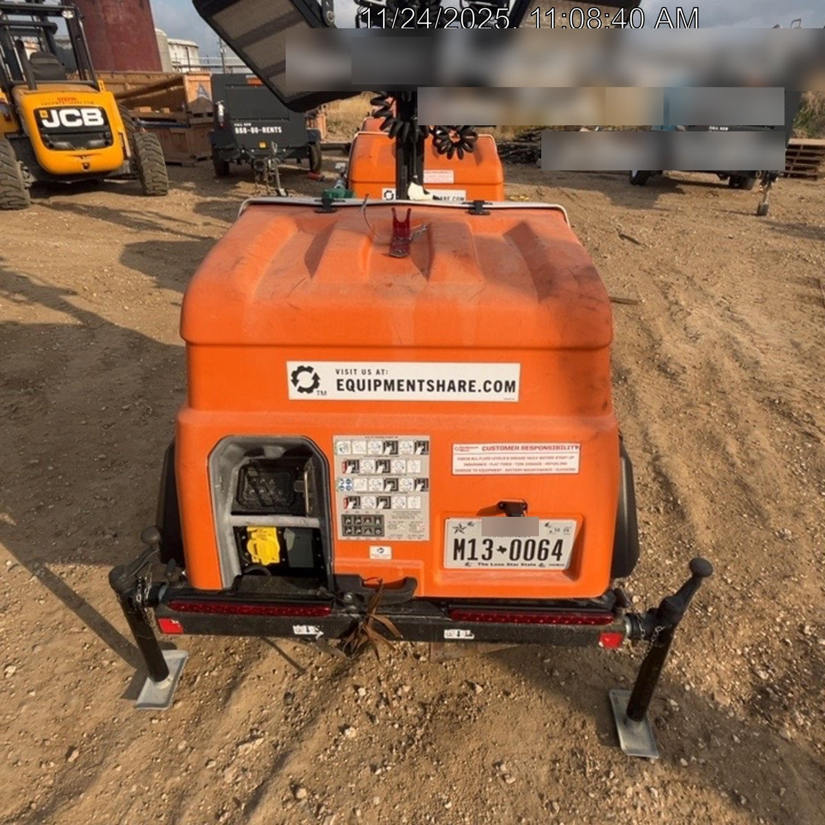2023 Generac MLT2 Diesel, Flex Switch 120V Input, Powerzone Controller, 
(4) 320W LED Lights, 4kW Generator, 39.9 Gal Fuel Tank, 2" Ball, T3