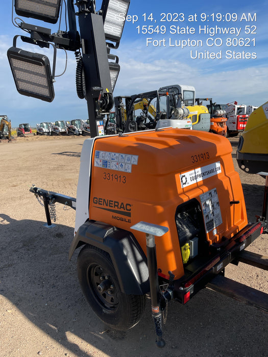 2023 Generac MLT2 Diesel, Flex Switch 120V Input, Powerzone Controller, (4) 320W LED Lights, 4kW Generator, 39.9 Gal Fuel Tank, 2" Ball, T3