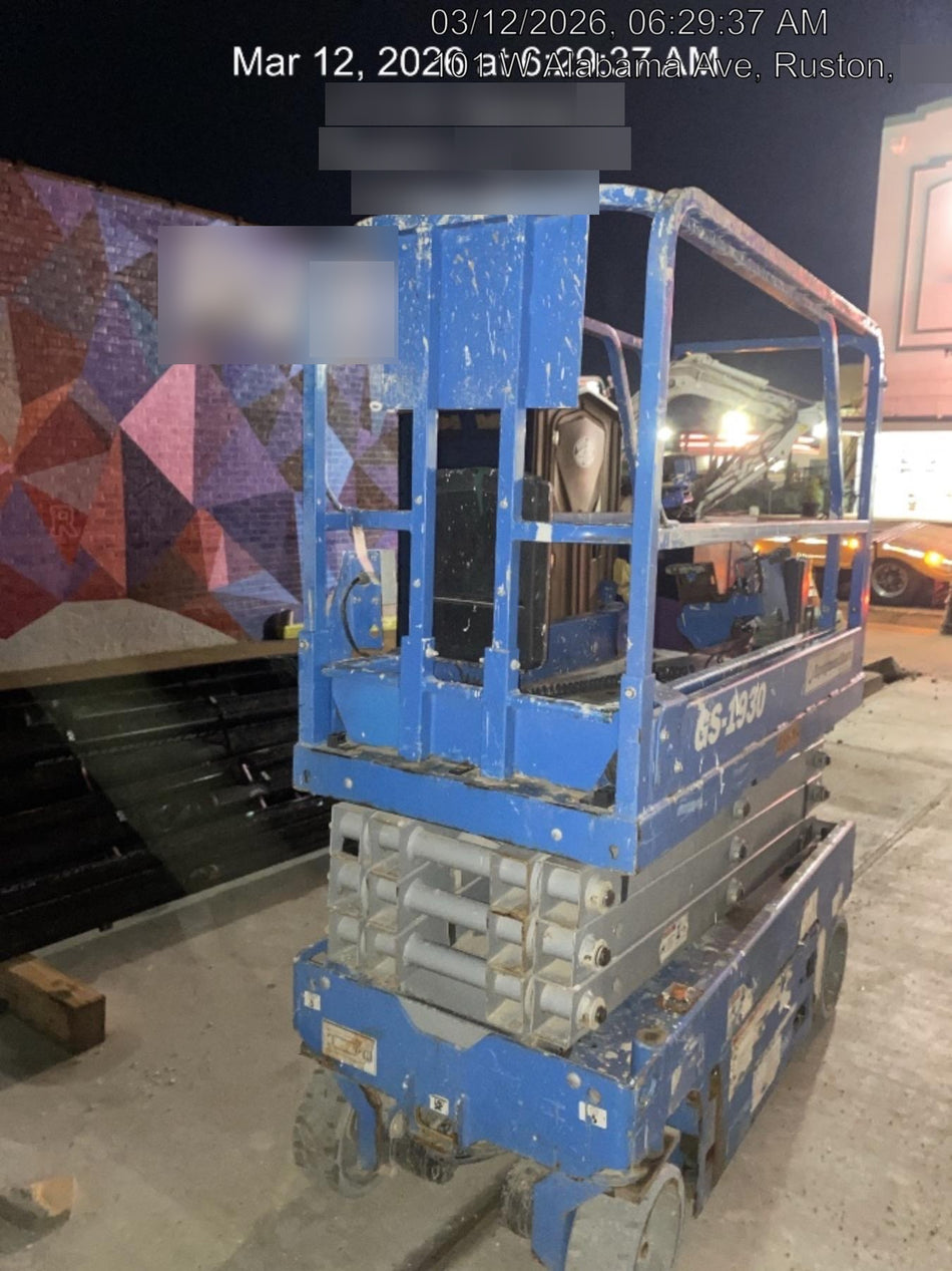 2019 Genie GS-1930 Fixed Rails with Chain Entry