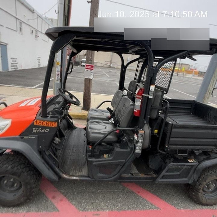 2021 Kubota RTV-X1140W-H Plastic Canopy, Windshield Acrylic Clear, LED Strobe Light, Wire Harness Kit, Back up Alarm