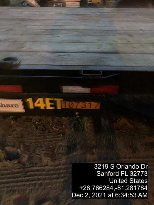 2021 BIG TEX TRAILER 14ET-18BK-KR