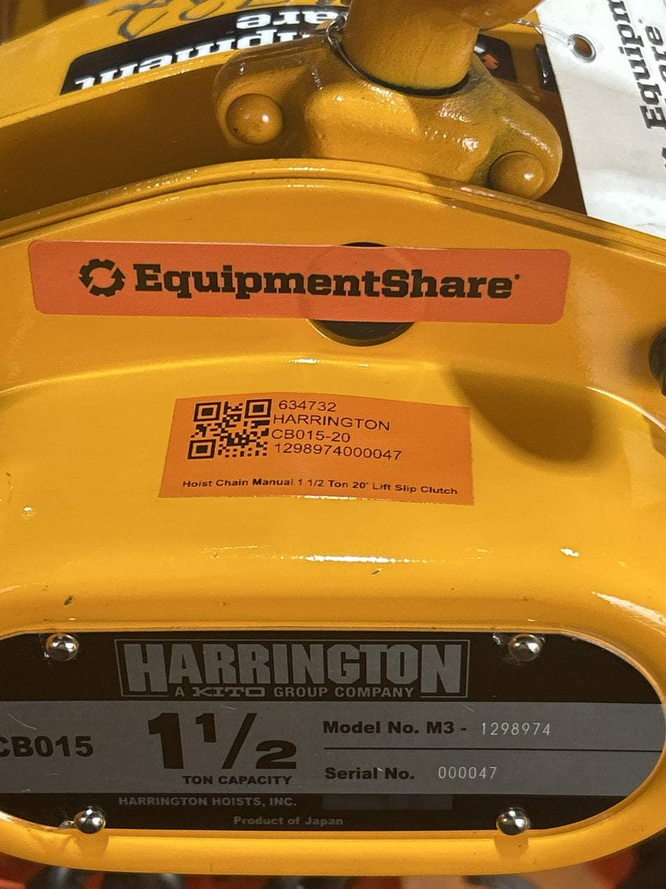 2026 HARRINGTON CB015-20
