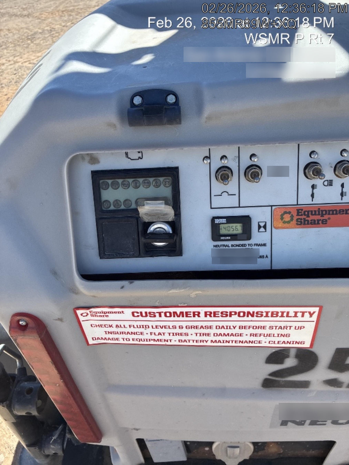 2019 Wacker Neuson LTV6L-MH Wacker Neuson LTV6 Standard Options, ES Track Hardware, Fuel Level Sensor
