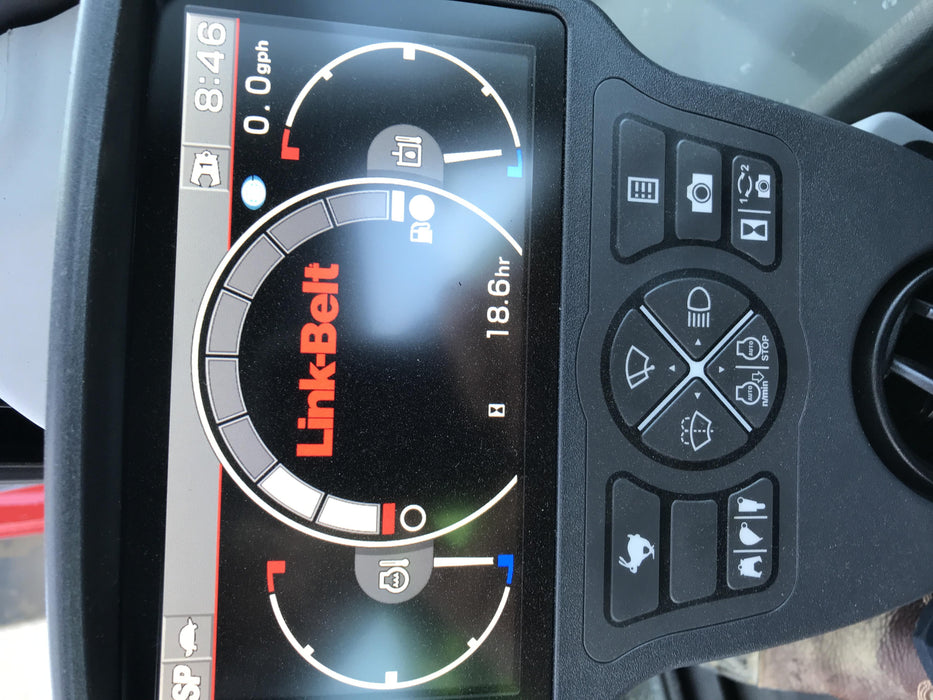 2020 Link-Belt 80X3EX 7'2" ARM, 17.7" rubber tracks, Multi function aux hydraulics