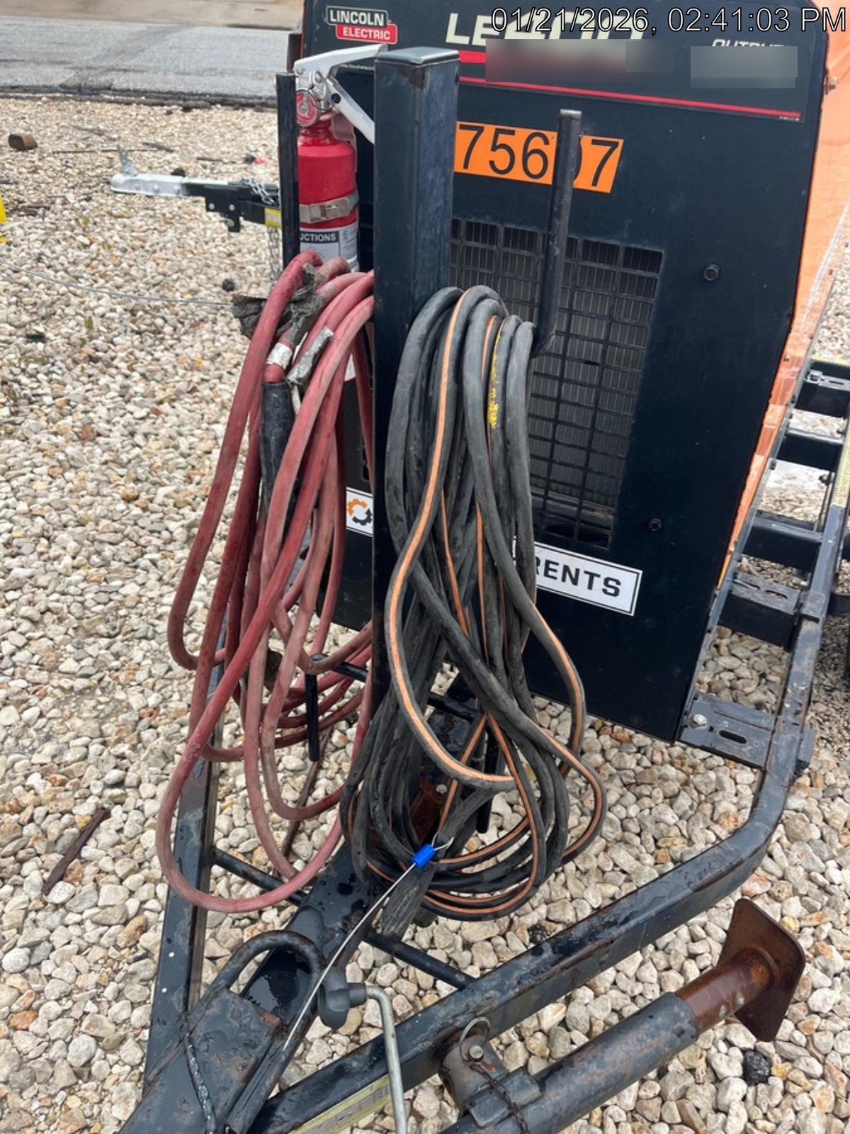 2022 Lincoln Electric LE400 Kubota V1505, Trlr, Cable Rack, Light Kit, ES Decals, T3