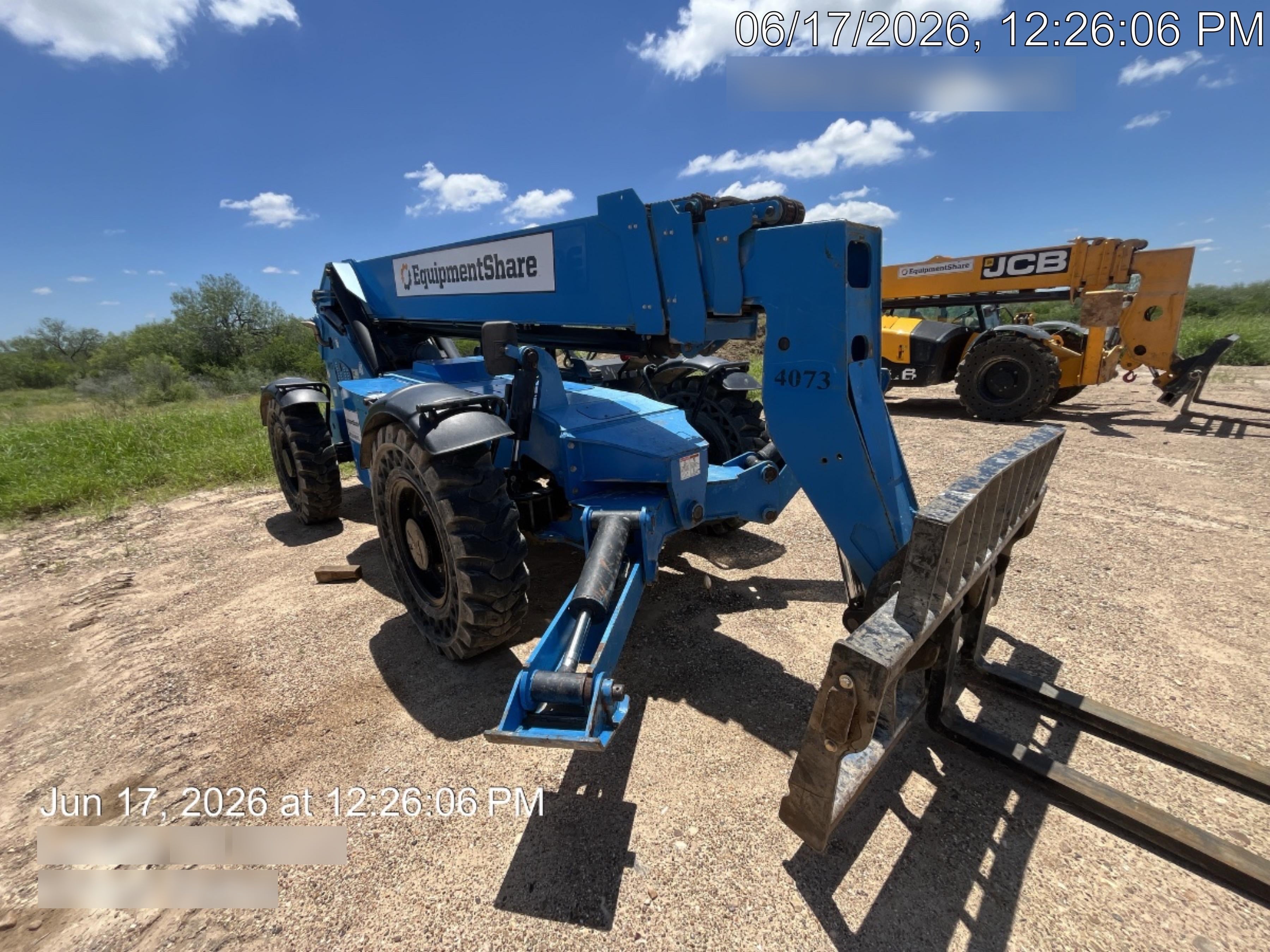 2016 Genie GTH-1056 Genie GTH1056, Solid Tires, 60" carriage, Open ROPS