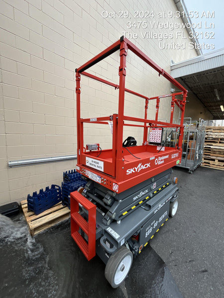 2024 Skyjack SJ3219 Electric Drive, Sld NM Tires, DBcns, RFRails, Power to Platform, T3 + Access Control