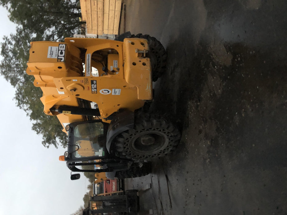 2020 JCB 512-56 Canopy, 74Hp, Solid Tires, Work Lights, Beacon, Aux Hydraulics, Back up Alarm, Lifting Eye, ES Decals