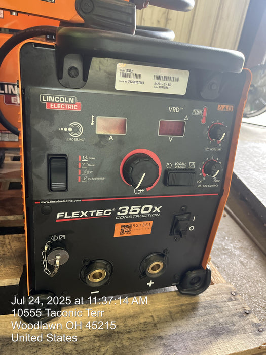 2025 LINCOLN ELECTRIC FLEXTEC 350X