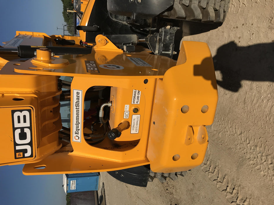 2019 JCB 512-56 Canopy, 109 HP, Solid Tires, STD Worklight, Beacon, Aux Hydraulics, Lifting Eye, Back up Alarm w/66" Carriage/60" Forks