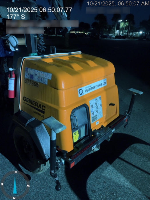 2023 Generac MLT2 Diesel, Flex Switch 120V Input, Powerzone Controller, 
(4) 320W LED Lights, 4kW Generator, 39.9 Gal Fuel Tank, 2" Ball, T3