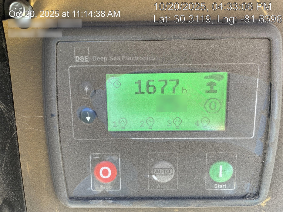 2022 Allmand NLV3GR (4) LED Light Fixture 350W, 23' Vertical Mast, 3kW Prime, Towable