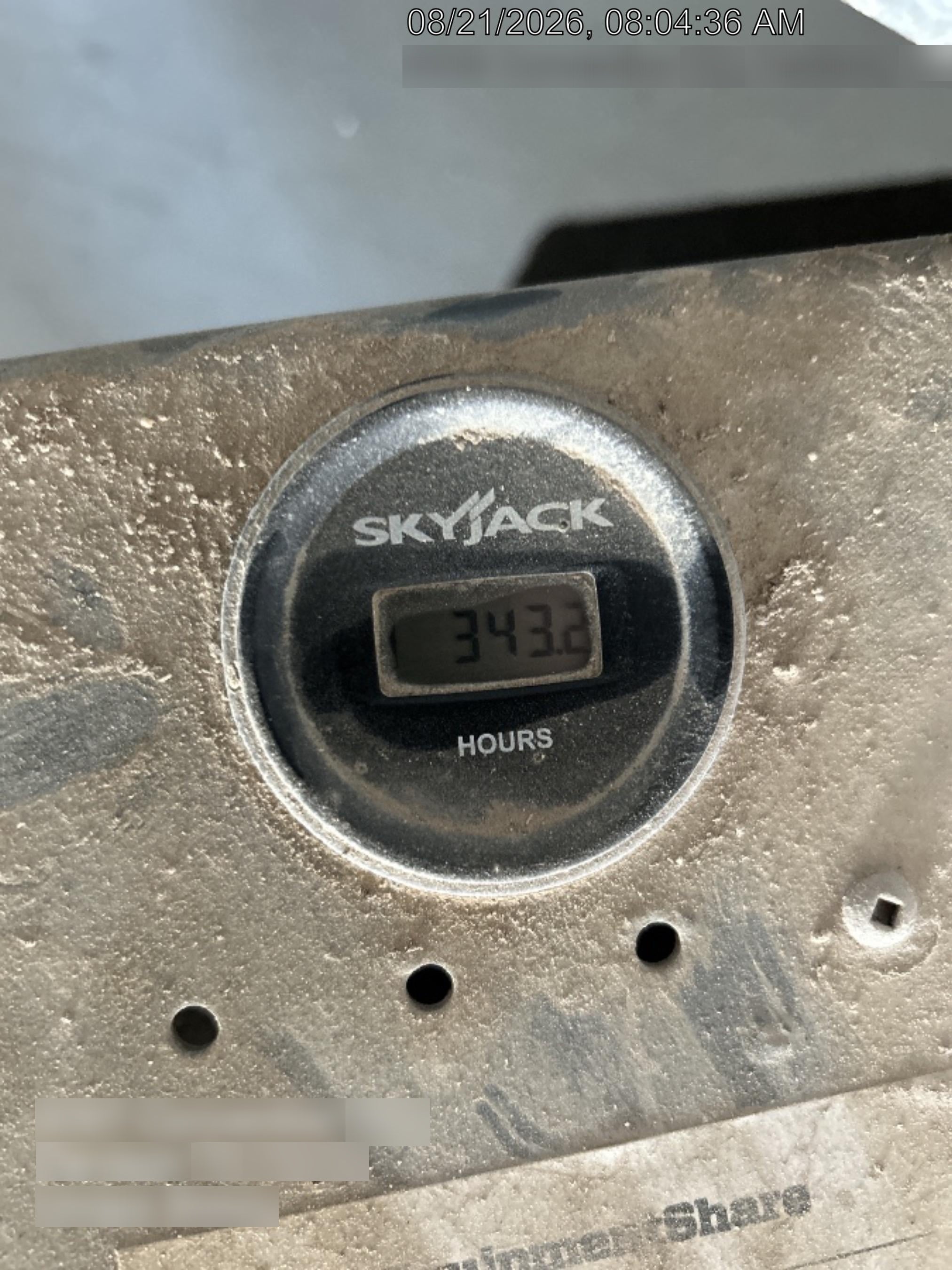 2019 Skyjack SJIII-3219 Standard Options