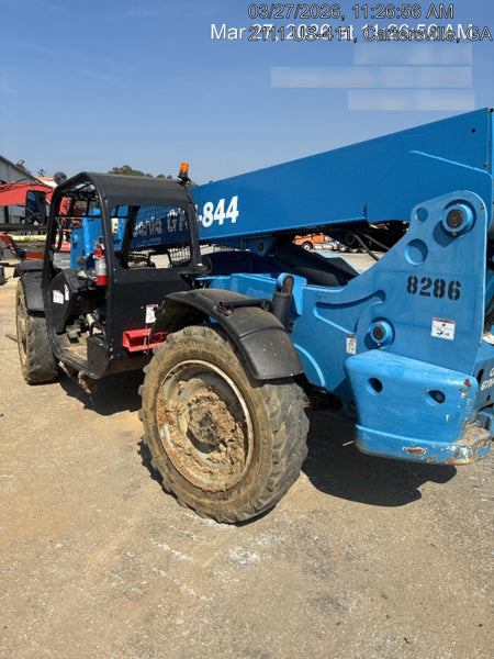 2018 Genie GTH-844 Genie GTH-844D w/Open ROPS, FF Tires, Work Light/Beacon, 60" Carriage and Forks