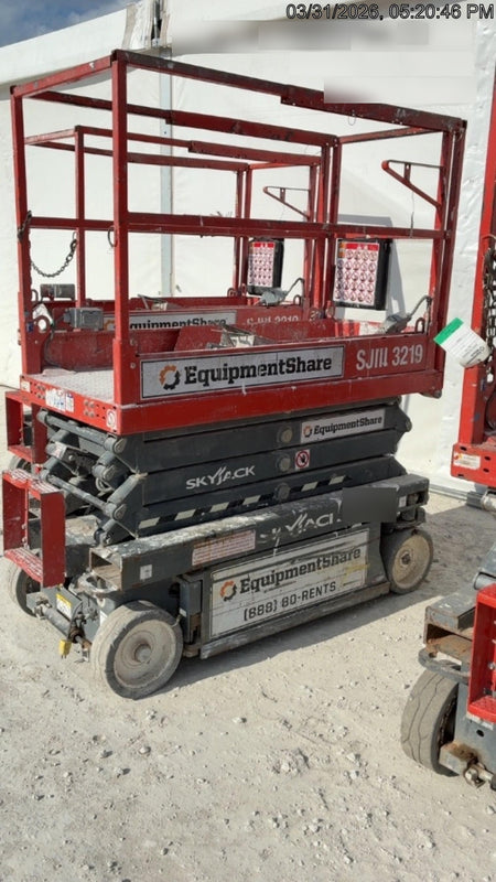 2019 Skyjack SJIII-3219 Standard Options, Trojan Batteries