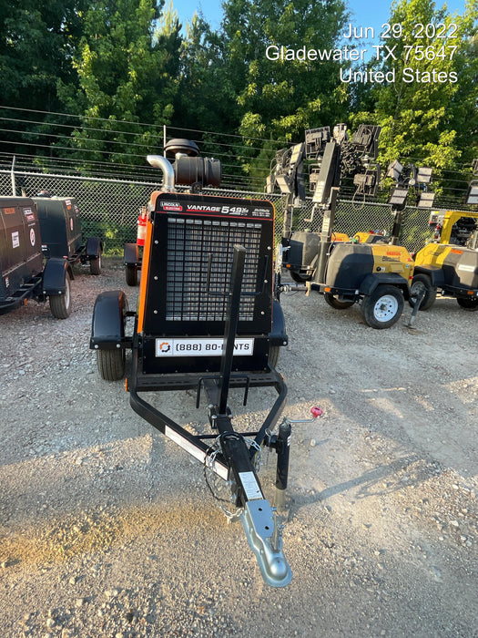 2021 Lincoln Electric Vantage 549X Ready Pak 3, ORANGE (includes trailer, cable rack, fender light kit)