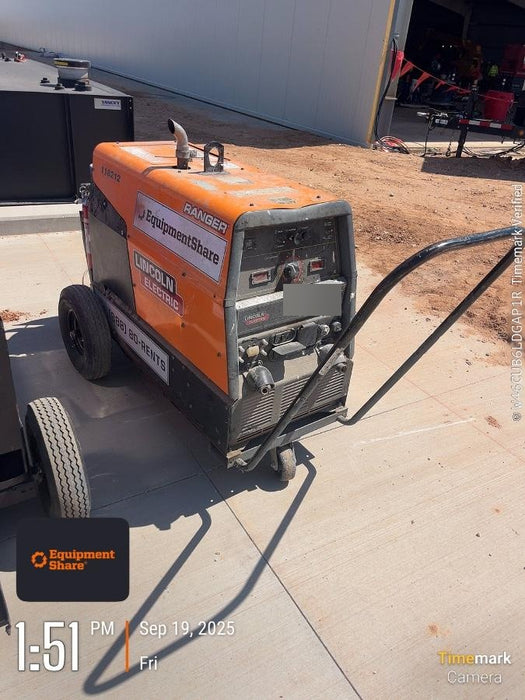 2020 Lincoln Electric Ranger 305 LPG Kohler Engine, One-Pak