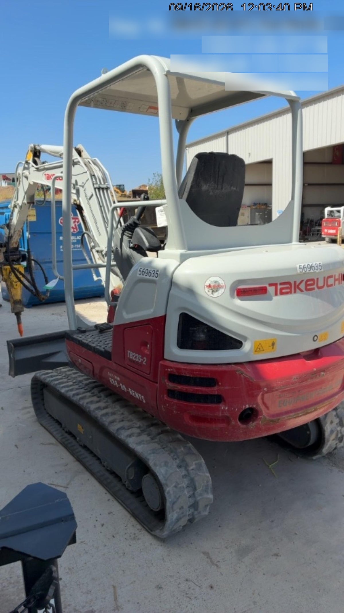 2025 TAKEUCHI TB235-2R