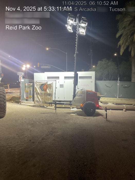 2024 Generac MLT2 Diesel, Flex Switch 120V Input, Powerzone Controller, 
(4) 320W LED Lights, 4kW Generator, 39.9 Gal Fuel Tank, 2" Ball, T3