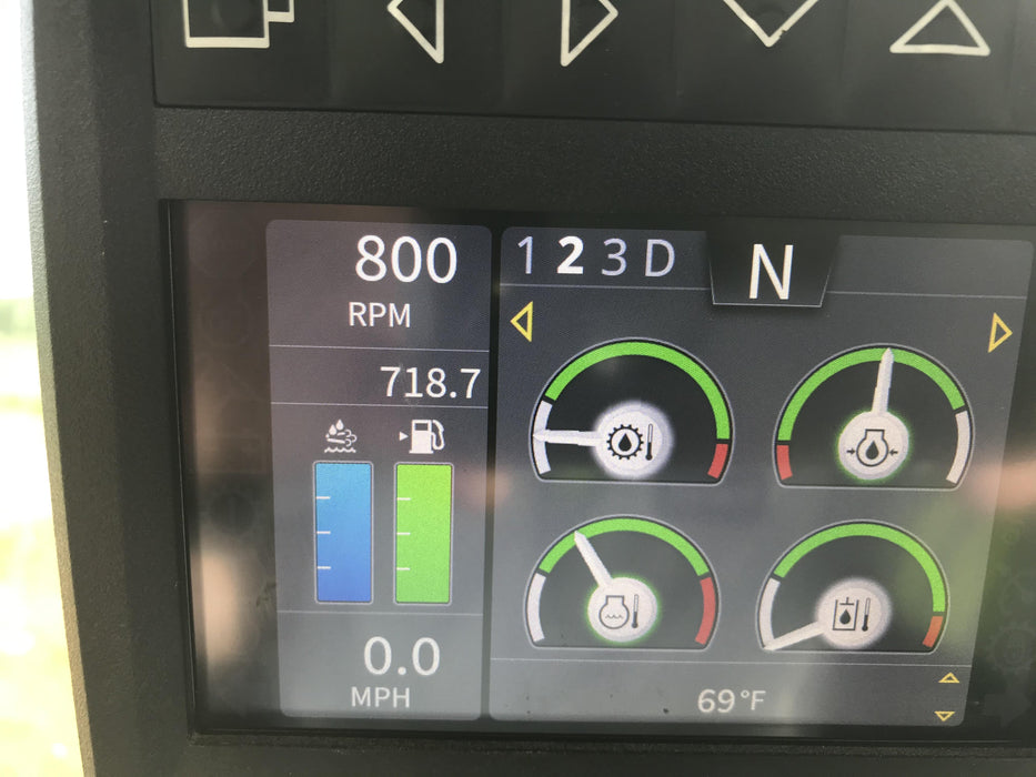 2019 John Deere 624L 4yd Wheel Loader, Cab/Heat/Air, 3 Function Hydraulics, JRB Hydraulic QC, QC 4yd bucket w/smooth cutting edge, QC Carriage, 72" Fork Tines, 5yr/5,000hr Powertrain and Hydraulics extended warranty