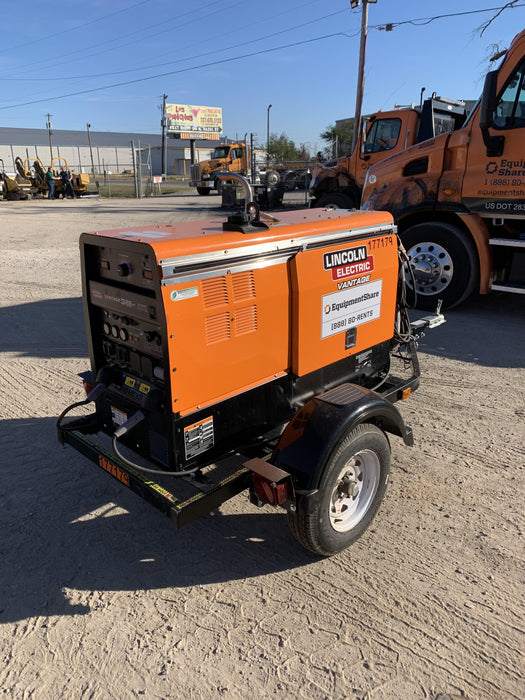 2021 Lincoln Electric Vantage 322 Vantage 322 Ready Pak 3 w/ Decals, ORANGE (includes trailer, cable rack, fender light kit) NO Telematics