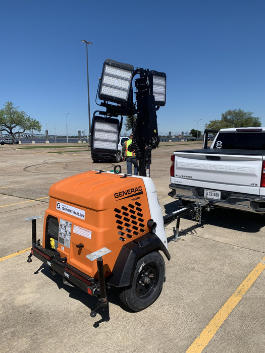 2023 Generac MLT2 Diesel, Flex Switch 120V Input, Powerzone Controller, 
(4) 320W LED Lights, 4kW Generator, 39.9 Gal Fuel Tank, 2" Ball, T3
