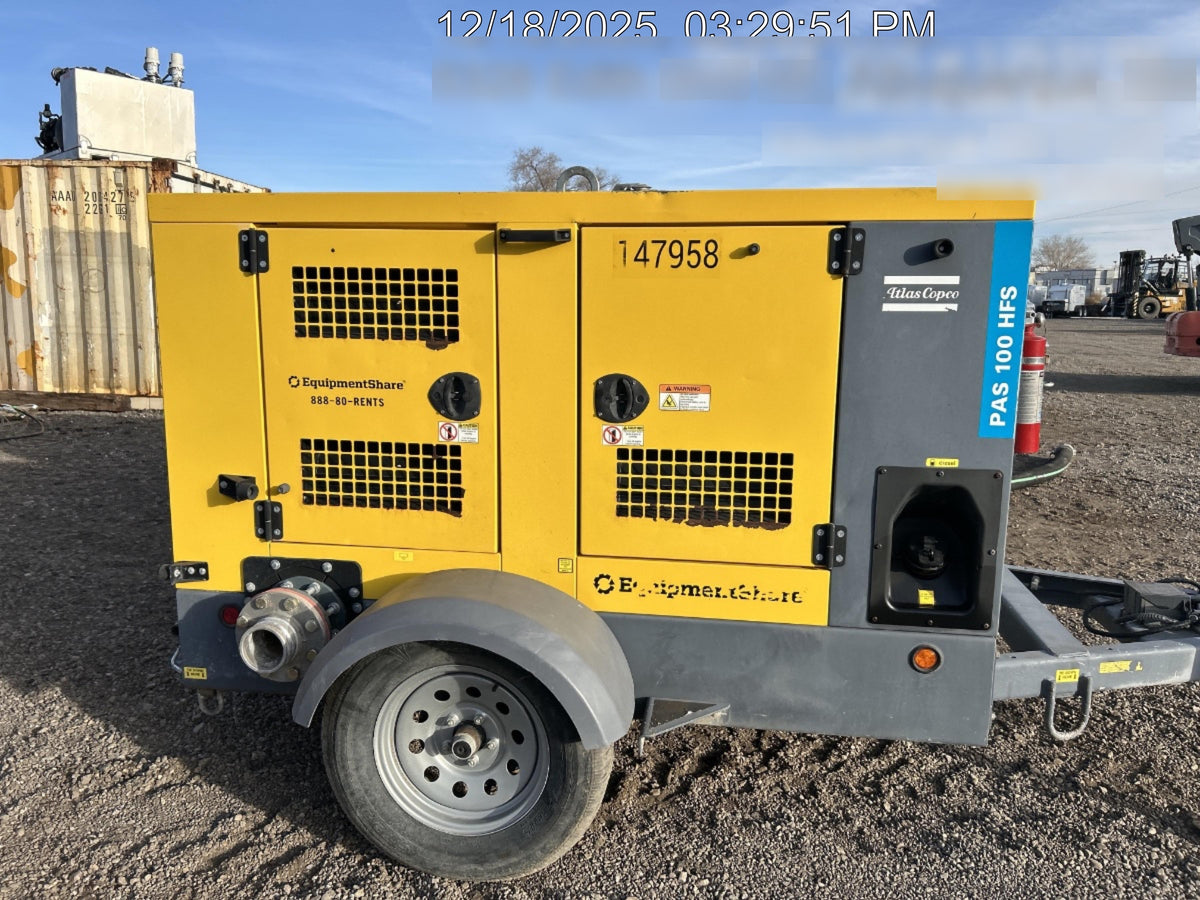 2021 ATLAS COPCO PAS 100 HF CS Enclosed