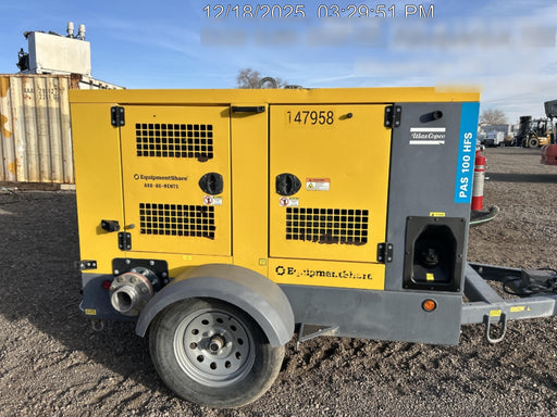 2021 ATLAS COPCO PAS 100 HF CS Enclosed