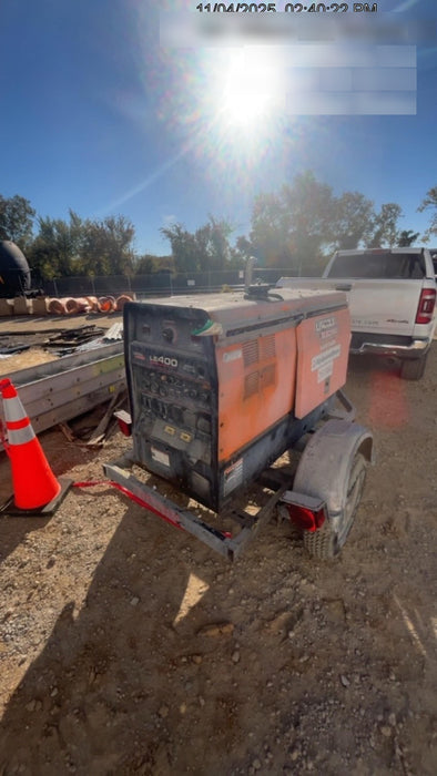 2022 Lincoln Electric LE400 Kubota V1505, Trlr, Cable Rack, Light Kit, ES Decals, T3