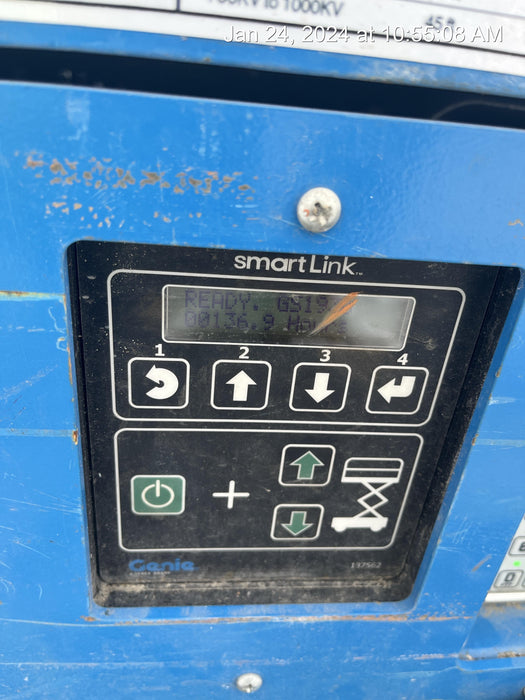 2020 Genie GS-1930 Solid Non Marking Tires, Beacon, Folding rails with half height swing gate, 800W Inverter