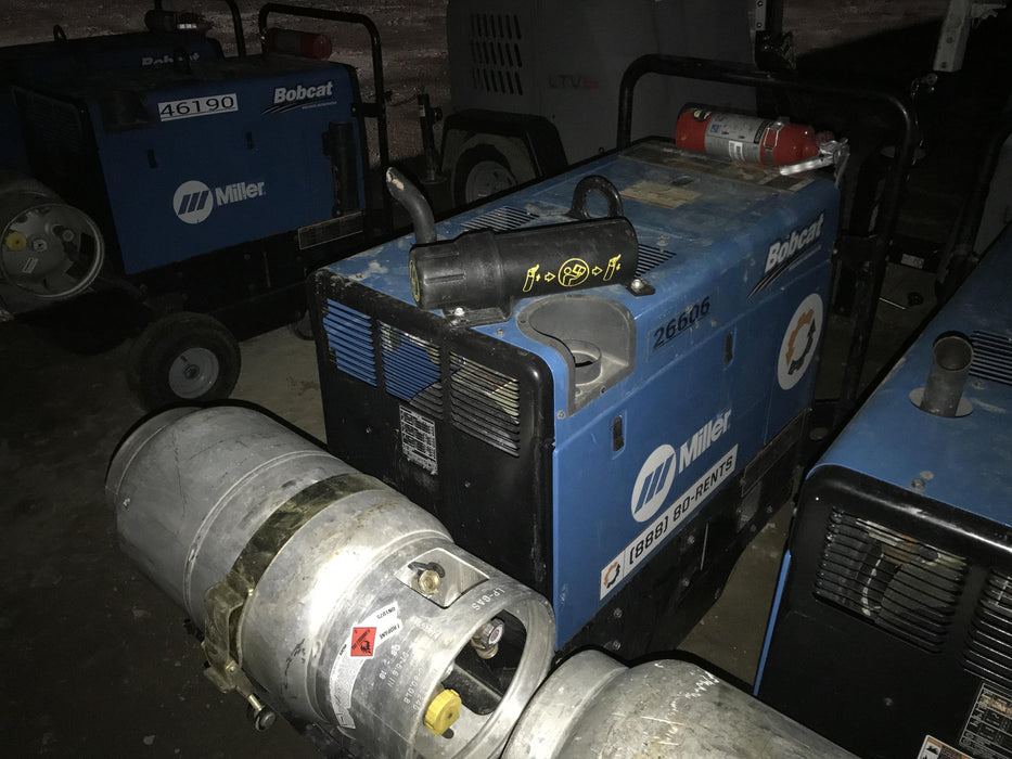 2019 Miller Electric BOBCAT 250 LP/Propane, Running Gear, Tank Bracket, Hose