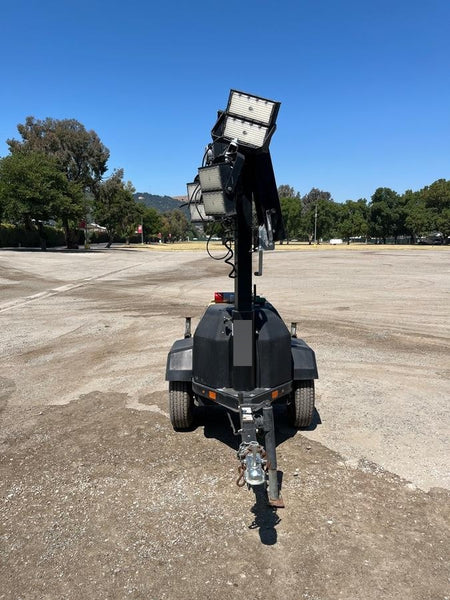 2021 Allmand NLV3GR (4) LED Light Fixture 350W, 23' Vertical Mast, 3kW Prime, Towable, Deep Sea L401, Leveling Jacks, Yanmar T4F 5.8hp