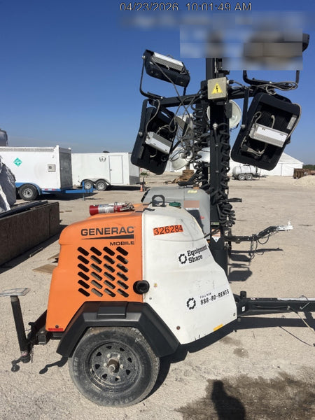 2023 Generac MLT2 Diesel, Flex Switch 120V Input, Powerzone Controller, (4) 320W LED Lights, 4kW Generator, 39.9 Gal Fuel Tank, 2" Ball, T3
