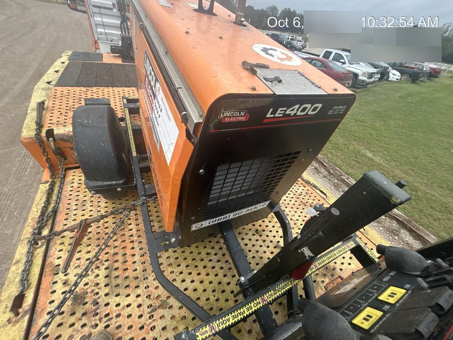 2023 Lincoln Electric LE400 Kubota V1505, Trlr, Cable Rack, Light Kit, ES Decals, T3