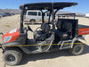 2022 Kubota RTV-X1140W-H Plastic Canopy, Windshield Acrylic Clear, LED Strobe Light, Wire Harness Kit, Back up Alarm