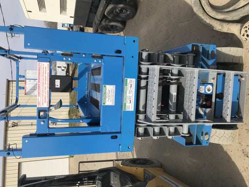2019 Genie GS-2632 Folding rails with half height swing gate