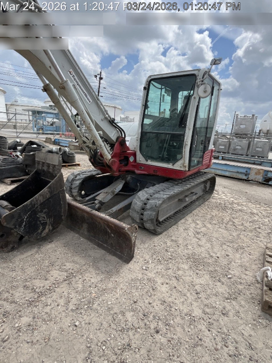 2019 Takeuchi TB290 Takeuchi TB290 Cab/Heat/AC w/Rubber Tracks, Auxiliary Hydraulics, Dozer Blade, Manual QC, 18/24/36" Buckets, Hydraulic Thumb Installed