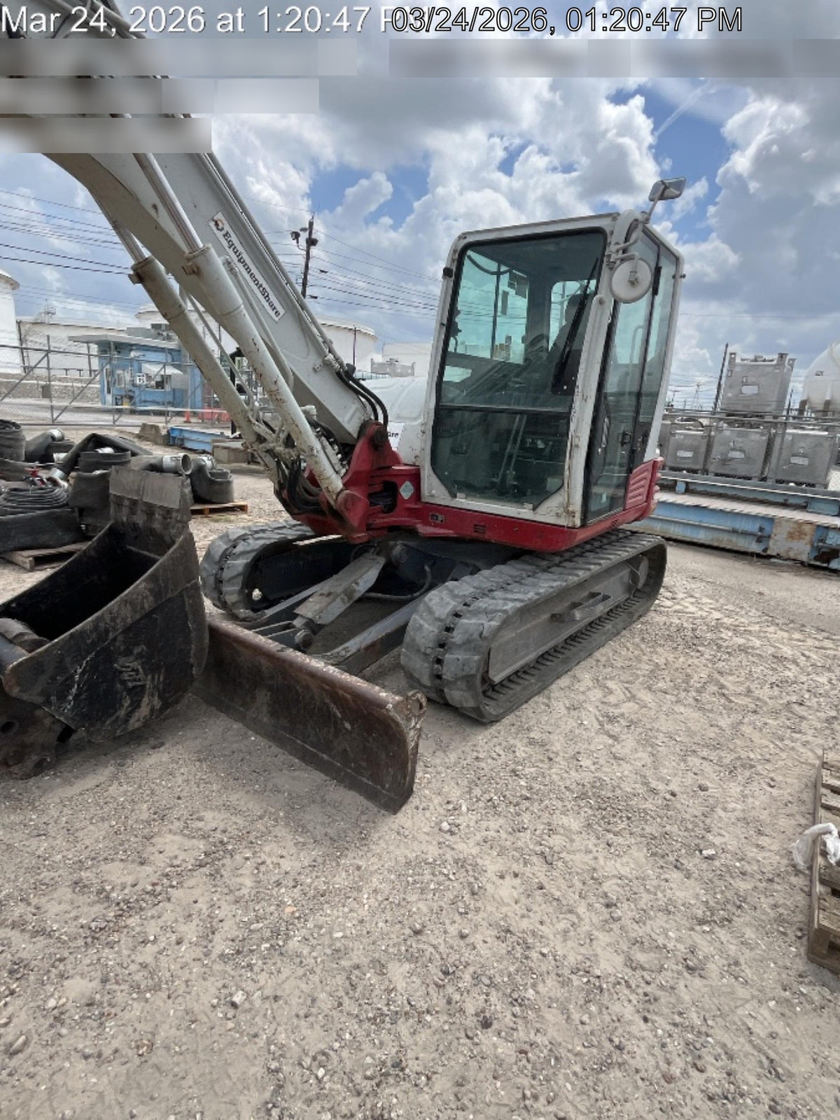2019 Takeuchi TB290 Takeuchi TB290 Cab/Heat/AC w/Rubber Tracks, Auxiliary Hydraulics, Dozer Blade, Manual QC, 18/24/36" Buckets, Hydraulic Thumb Installed