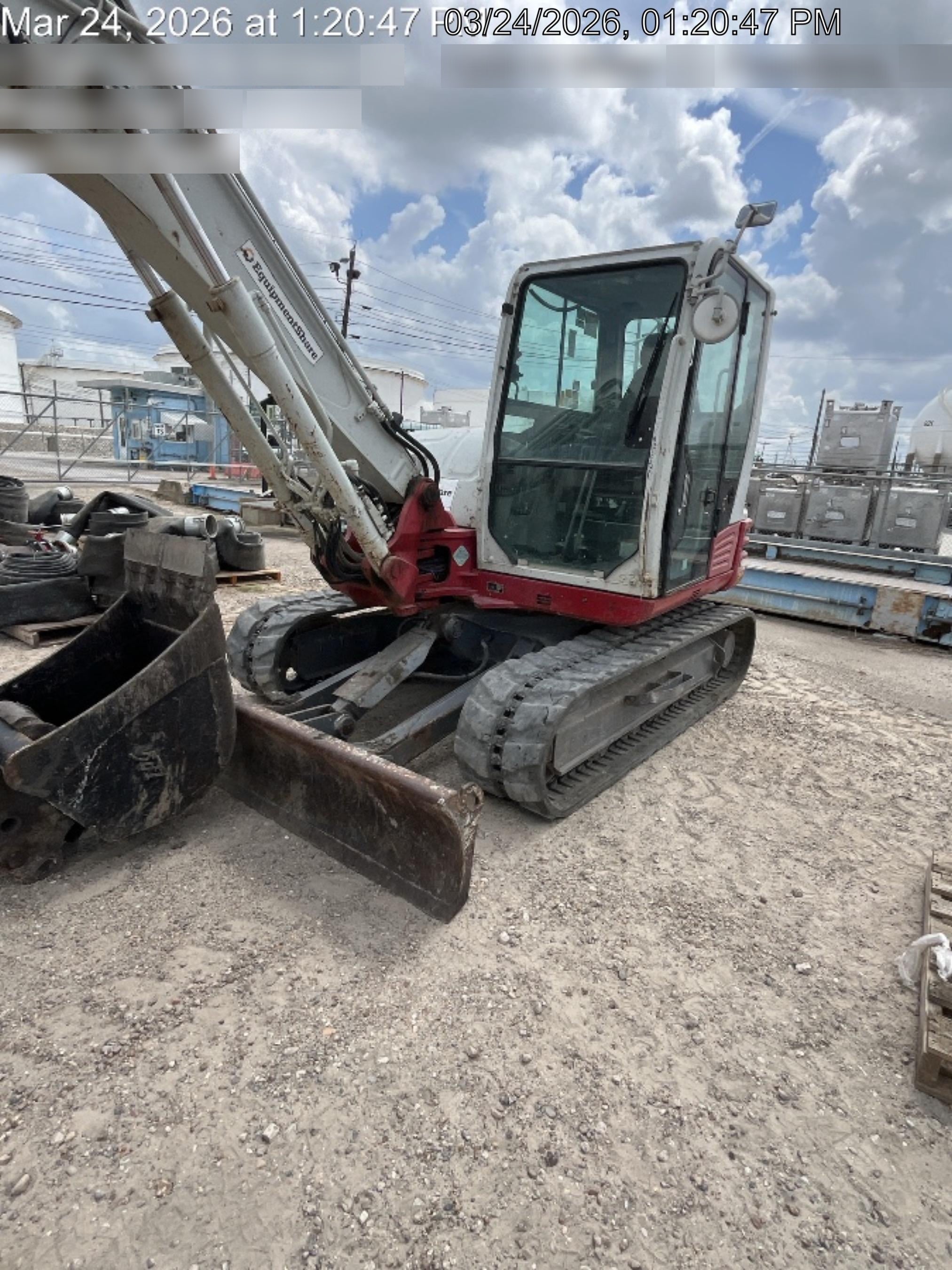 2019 Takeuchi TB290 Takeuchi TB290 Cab/Heat/AC w/Rubber Tracks, Auxiliary Hydraulics, Dozer Blade, Manual QC, 18/24/36" Buckets, Hydraulic Thumb Installed